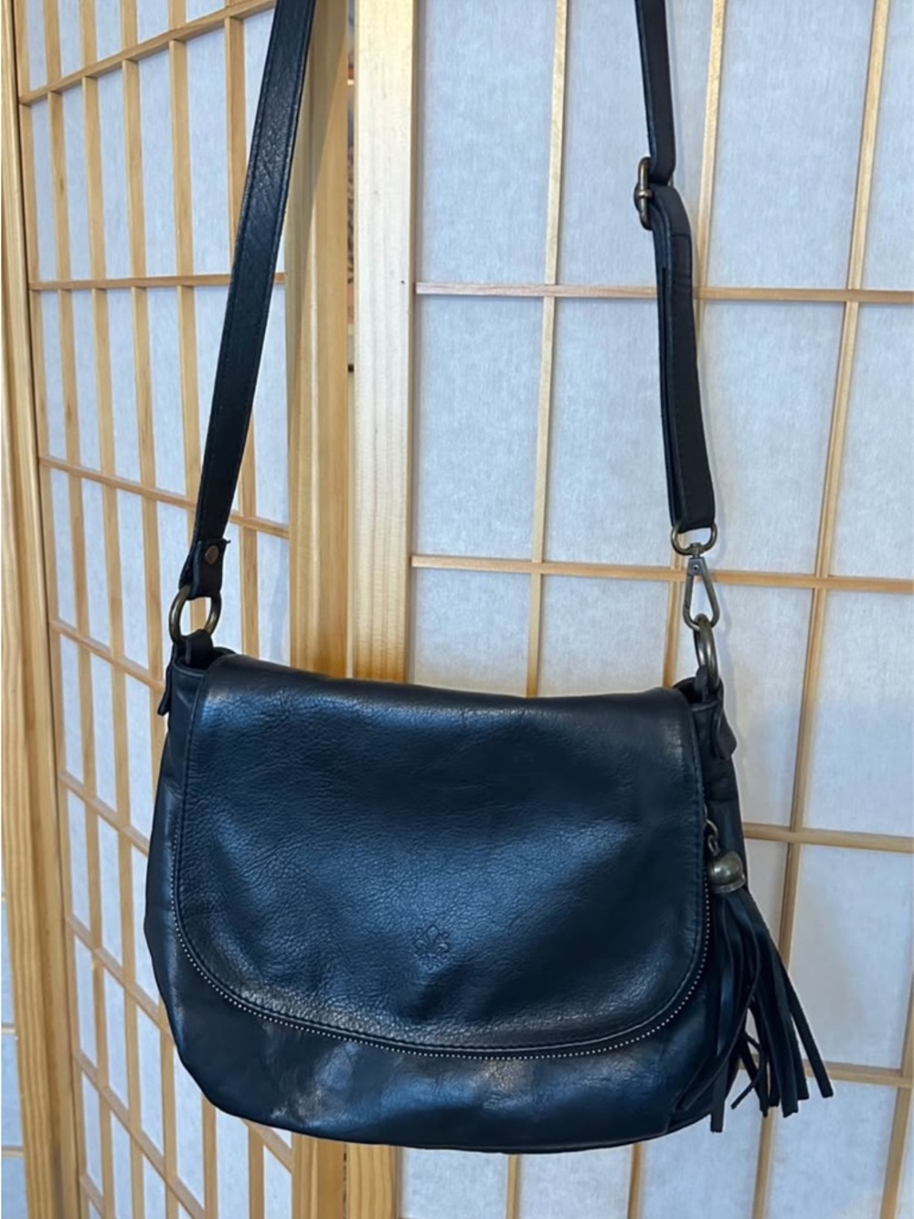 Genuine Italian Leather Crossbody Bag